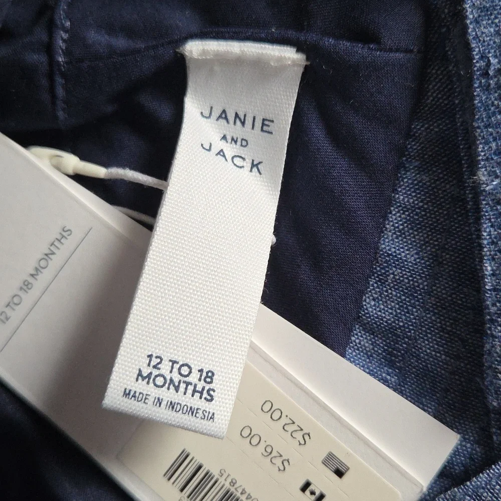 Janie and Jack Blue Kids Blue Anchor Sun Hat